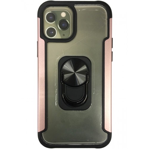 iP13Pro Clear Ring Case Rose Gold